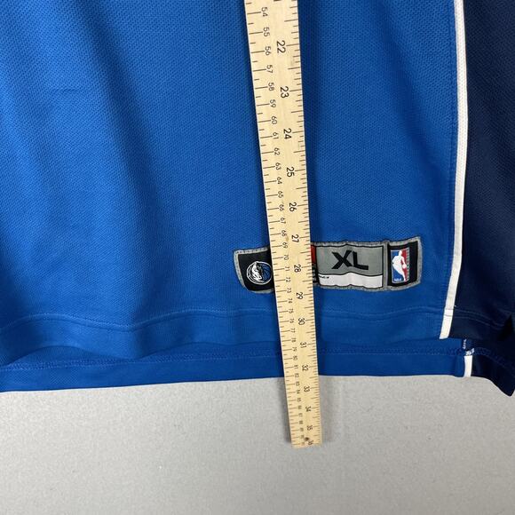 Nike Team Vintage Y2K NBA Dallas Mavericks Blue 1/4 Zip Pullover Mens XL - Picture 8 of 16